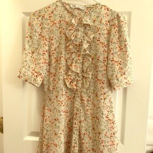 Zara floral dress
